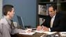 Employee using advance communication skills with boss