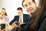 Businessman at meeting