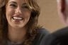 Woman smiling